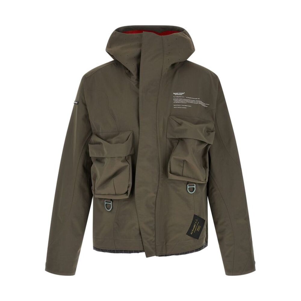 Undercover Gray Nylon Men's Parka